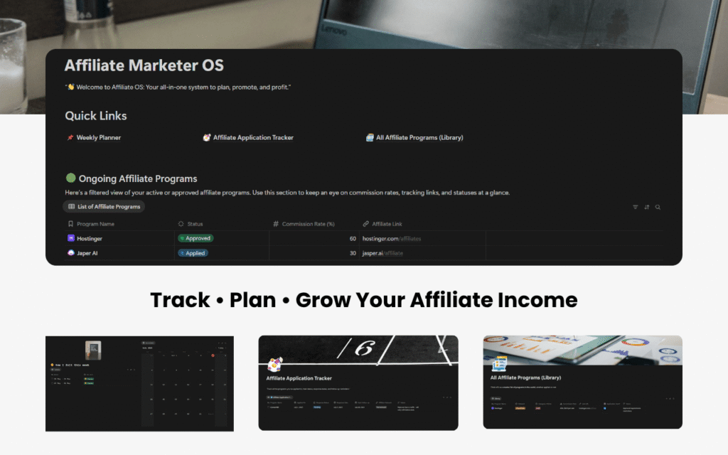 notion template mockup